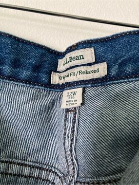 L.L.Bean Light Blue Relaxed Fit Jeans